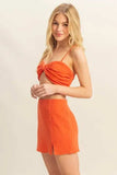 HYFVE Ruched Bra Top and Mini Skirt Set - Trendsi - Flyclothing LLC