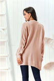 Cable-Knit Open Front Long Sleeve Cardigan - Trendsi - Flyclothing LLC