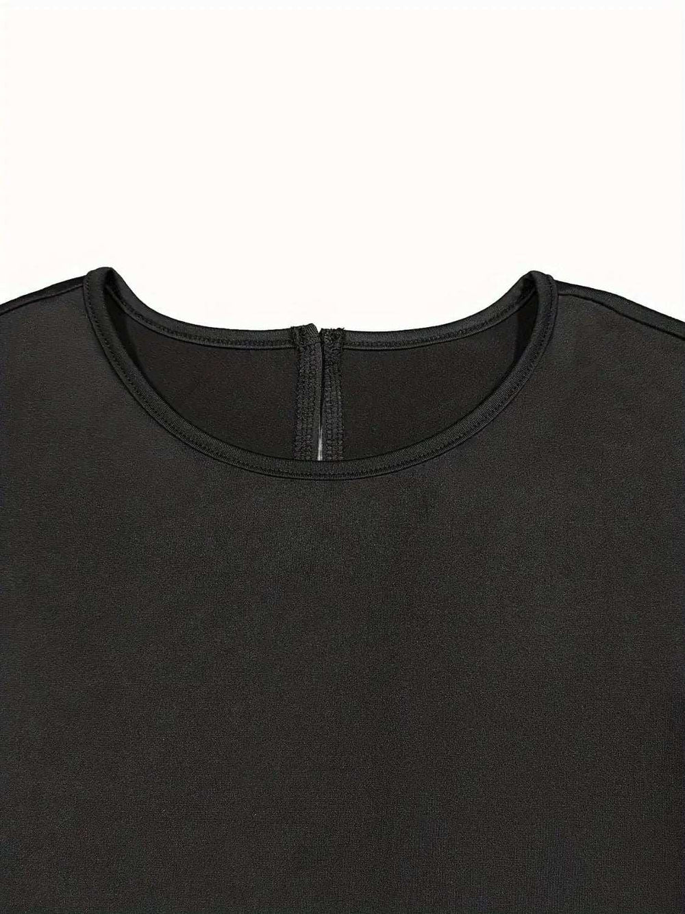 Round Neck Short Sleeve Midi Dress - Trendsi - Flyclothing LLC