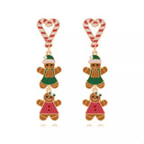 Christmas Gingerbread Man Dangle Earrings - Trendsi - Flyclothing LLC