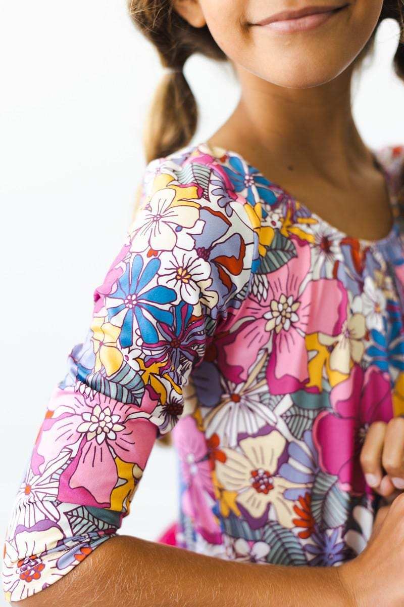 Mauve What's Up Buttercup 3/4 Tutu Leotard - Mila & Rose ® - Flyclothing LLC