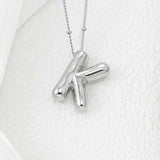 Copper Bubble Letter Pendant Necklace - Trendsi - Flyclothing LLC