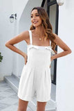 Knotted Strap Romper with Pockets - Trendsi - Flyclothing LLC