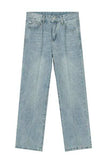 Mid Rise Wide Straight Jeans with Pockets - Trendsi - Flyclothing LLC