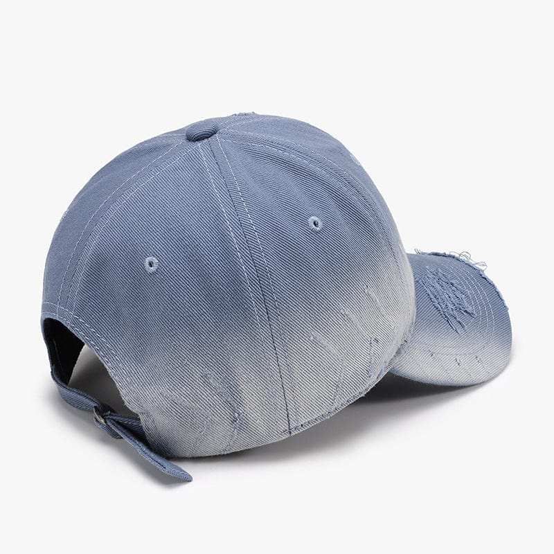 Distressed Adjustable Cotton Hat - Trendsi - Flyclothing LLC
