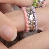 Brass Yarn-Wrapped Open Ring - Trendsi - Flyclothing LLC