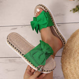 Bow Open Toe Platform Sandals - Trendsi - Flyclothing LLC