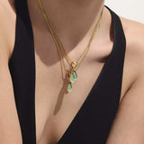 Stainless Steel Teardrop Necklace - Trendsi - Flyclothing LLC