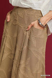 Umgee Jacquard Wide-Leg Pants - Trendsi - Flyclothing LLC