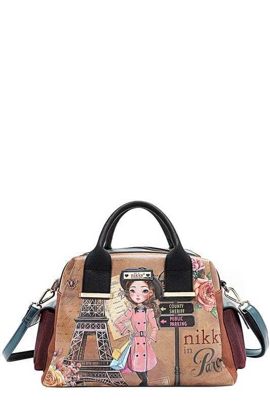 Nicole Lee USA Eco-Leather Boston Bag - Trendsi - Flyclothing LLC