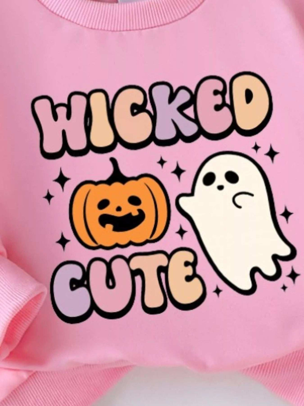 Children's Halloween Graphic Sweatshirt and Flare Pants Set - Trendsi - Flyclothing LLC