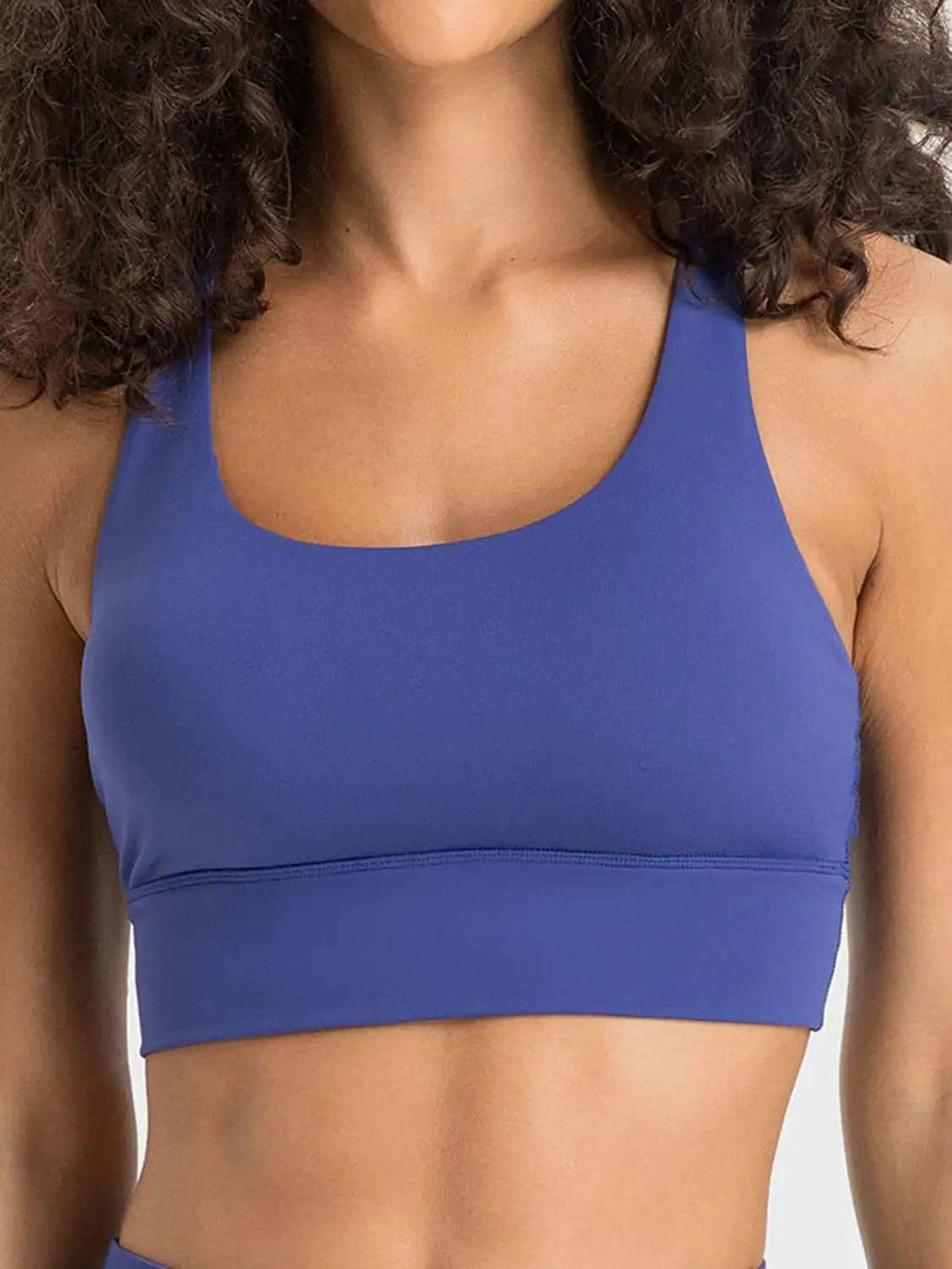 Crisscross Scoop Neck Active Tank - Trendsi - Flyclothing LLC