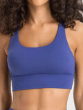 Crisscross Scoop Neck Active Tank - Trendsi - Flyclothing LLC