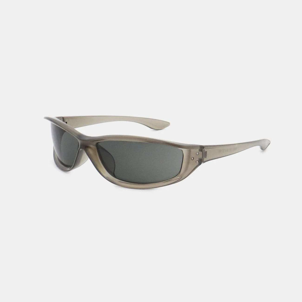 Polycarbonate Frame Rectangle Sunglasses - Trendsi - Flyclothing LLC