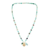 Baja Amazonite and Abalone Long Necklace - Barse Jewelry - Flyclothing LLC