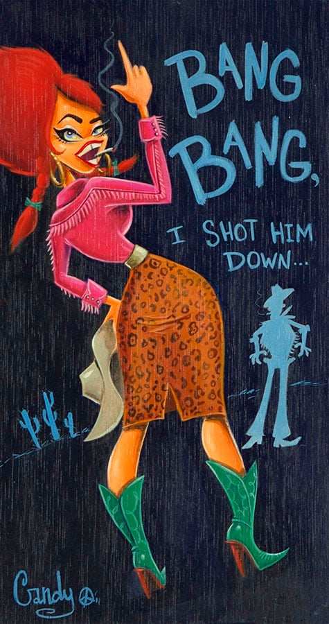 Black Market Art Company Bang Bang Print - Black Market Art Company - Flyclothing LLC