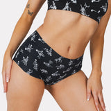 The Bare Back Bones | Halloween Skeletons Women’s Seamless Boyshort - Shinesty - Flyclothing LLC