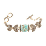 Batik Turquoise Toggle Bracelet - Barse Jewelry - Flyclothing LLC