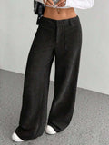 Wide Leg Pants with Pockets - Trendsi - Flyclothing LLC