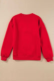 Valentine’s Day XOXO Round Neck Drop Shoulder Sweatshirt - Trendsi - Flyclothing LLC