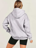 Dropped Shoulder Long Sleeve Hoodie - Trendsi - Flyclothing LLC