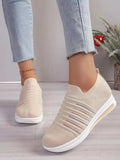 Breathable Mesh Wedge Sneakers - Trendsi - Flyclothing LLC