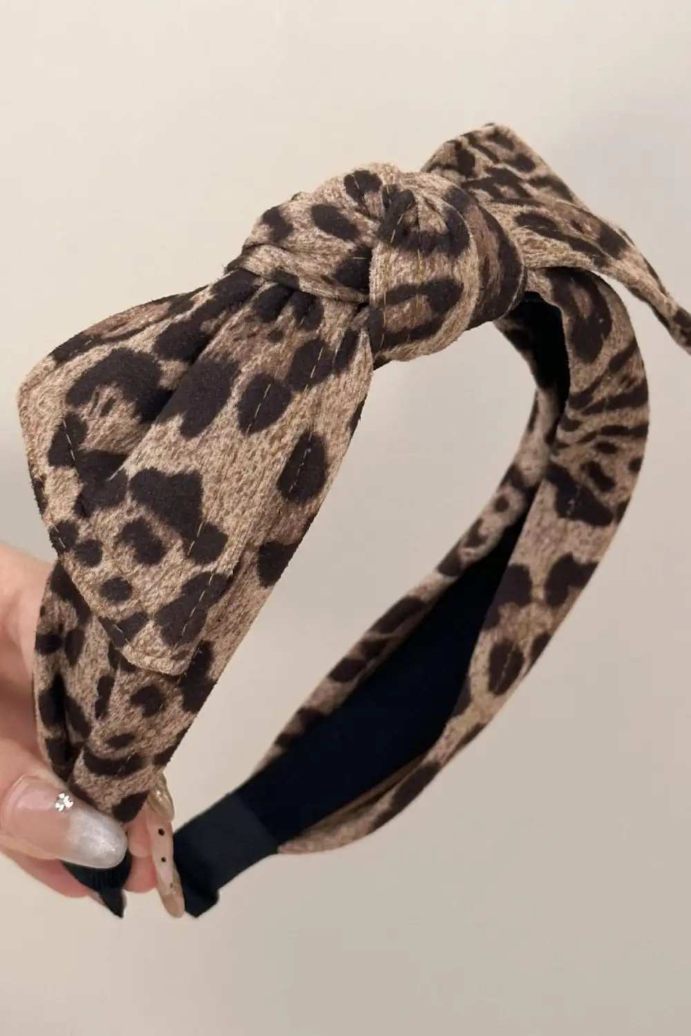 Leopard Polyester Wide Headband - Trendsi - Flyclothing LLC