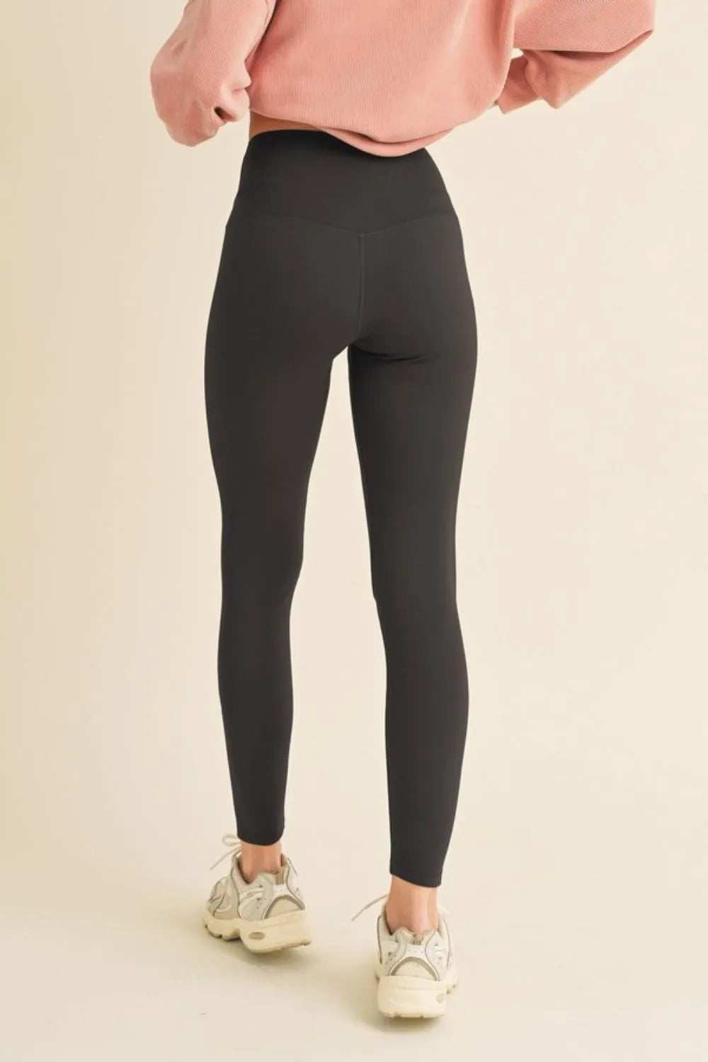 Yelete Full Size Fleece Lined High Waisted Leggings - Trendsi - Flyclothing LLC