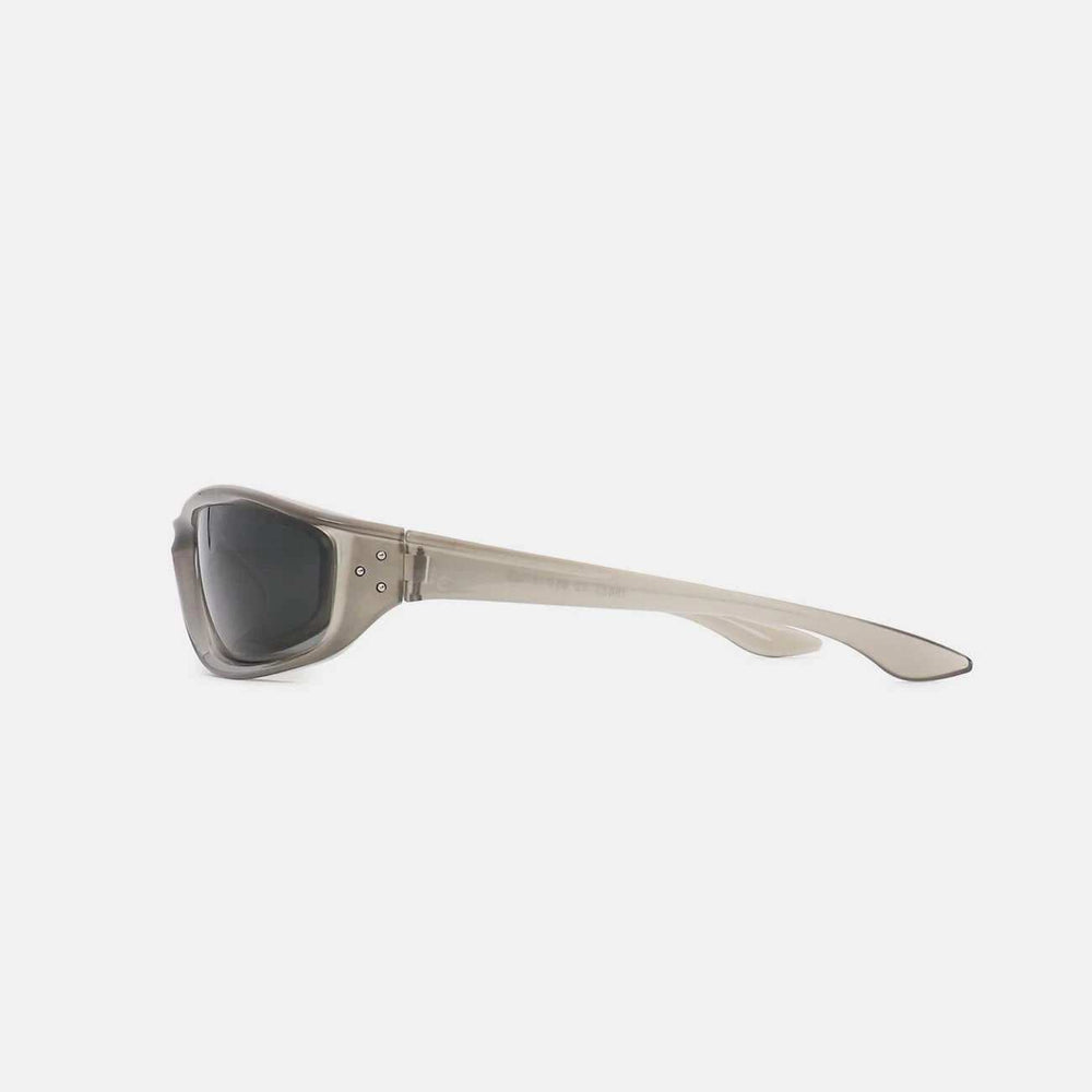 Polycarbonate Frame Rectangle Sunglasses - Trendsi - Flyclothing LLC