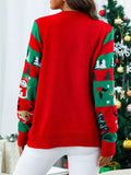 Reindeer Christmas Long Sleeve Sweater - Trendsi - Flyclothing LLC