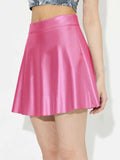 Ruched Mini Skirt with Zipper - Trendsi - Flyclothing LLC