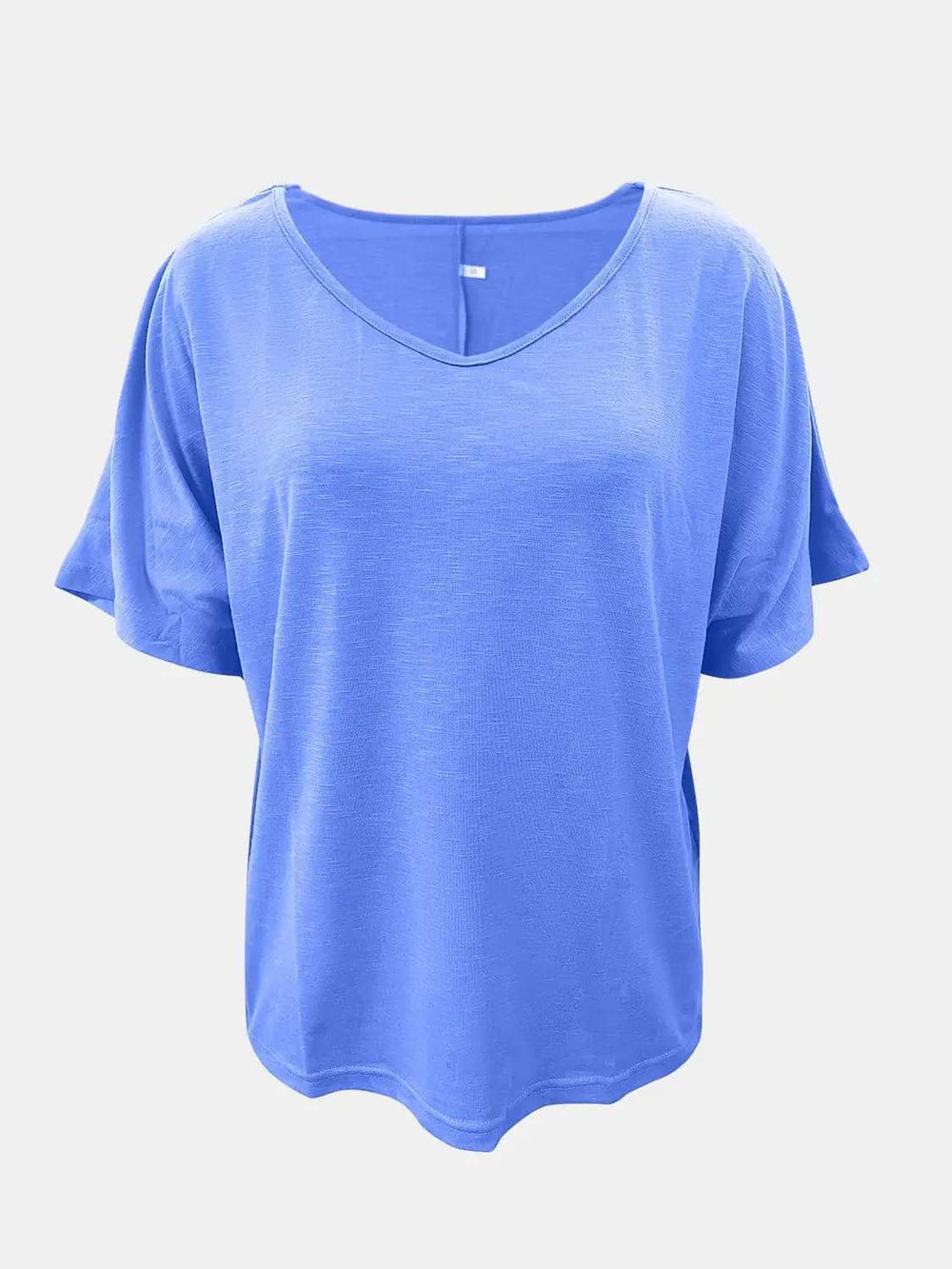 Full Size Scoop Neck Short Sleeve T-Shirt - Trendsi - Flyclothing LLC