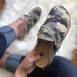 Round Toe Flats Loafers - Trendsi - Flyclothing LLC