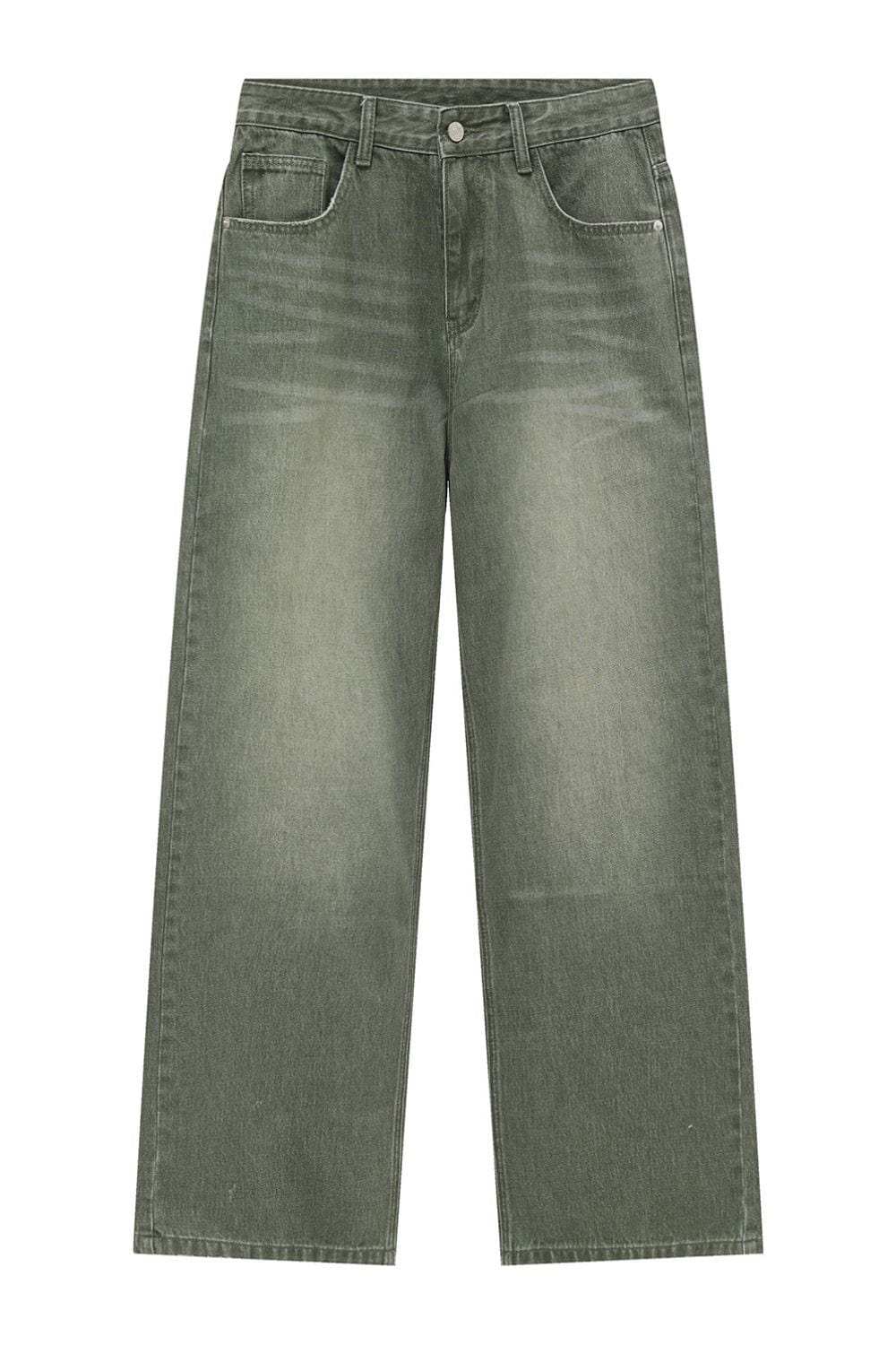 Men's Wide Straight Leg Jeans - Trendsi - Flyclothing LLC