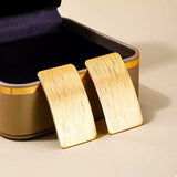 18K Gold-Plated Rectangle Earrings - Trendsi - Flyclothing LLC