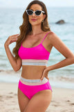 Scoop Neck Spaghetti Strap Two-Piece Swim Set - Trendsi - Flyclothing LLC