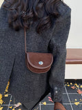 Suede Flap Crossbody Bag - Trendsi - Flyclothing LLC