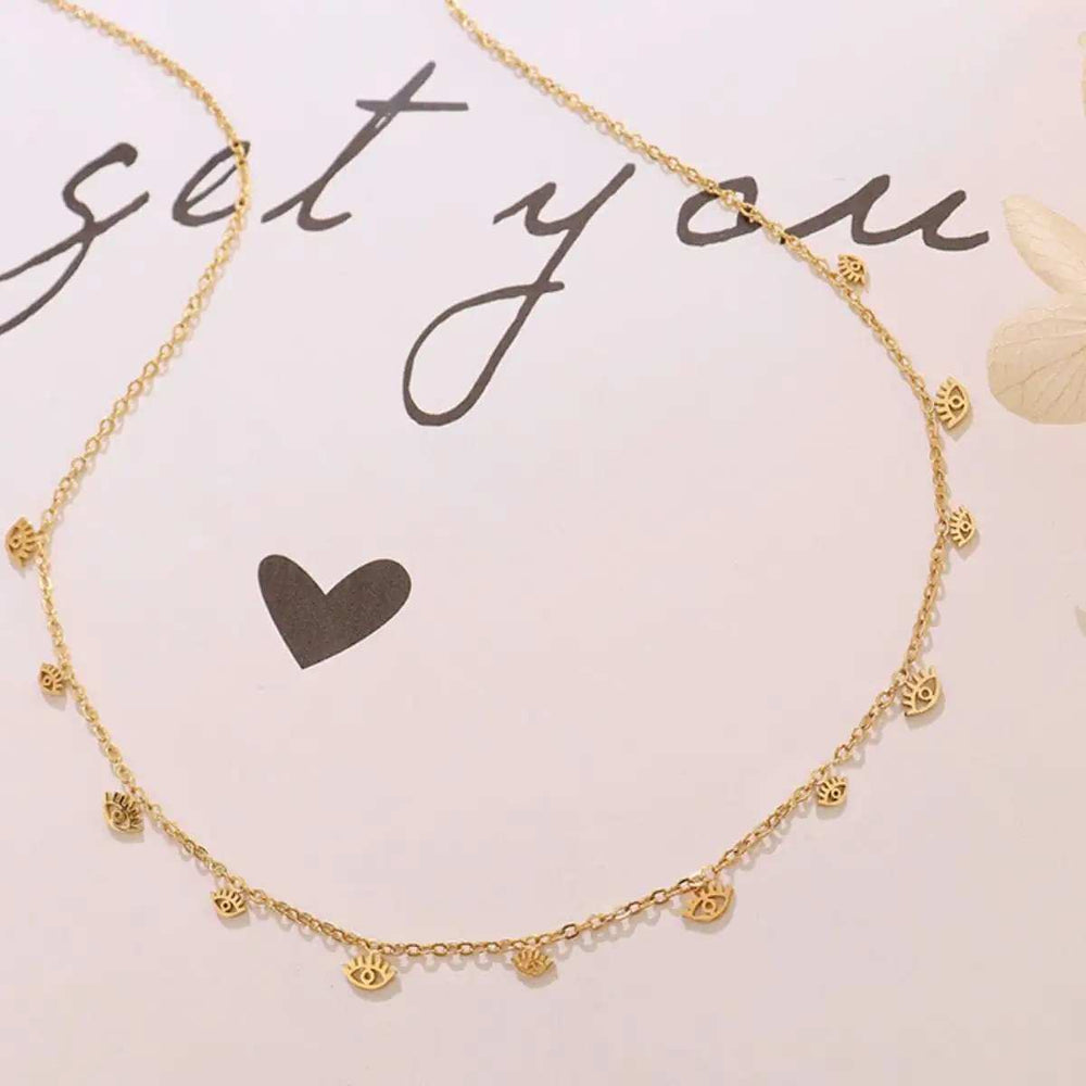 Titanium Steel Charm Necklace - Trendsi - Flyclothing LLC