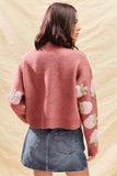 SO ME Strawberry Fruit All Over Button Sweater Cardigan - Trendsi - Flyclothing LLC