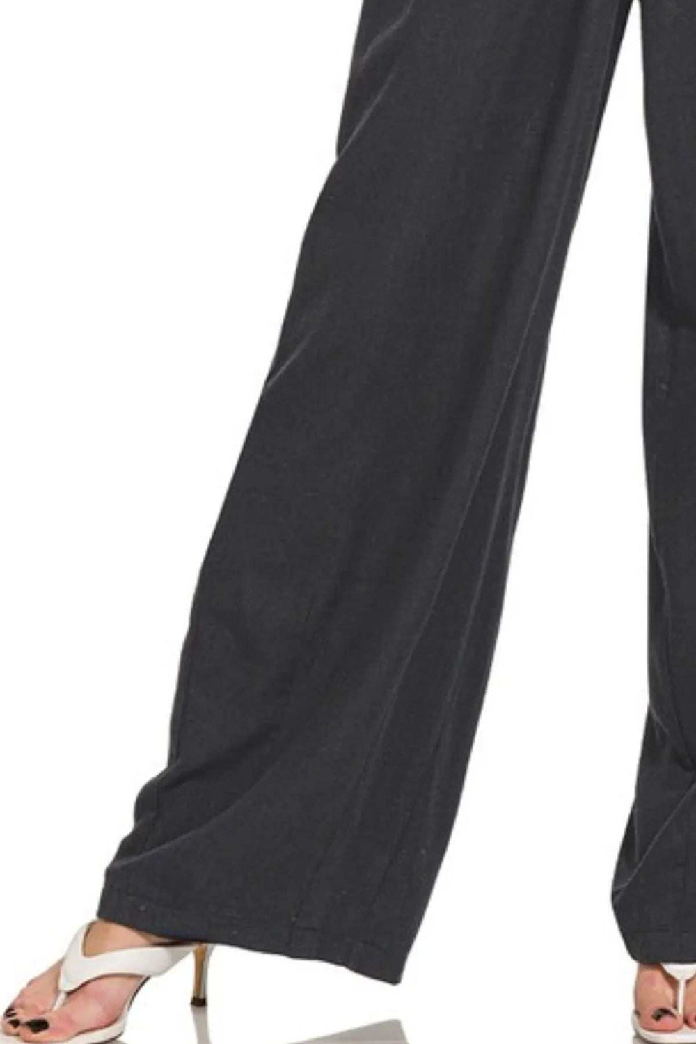 Zenana Linen Drawstring Pants - Trendsi - Flyclothing LLC