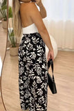 Full Size Printed High Waist Wide Leg Pants - Trendsi - Flyclothing LLC