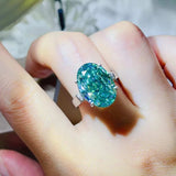 5 Carat Moissanite 925 Sterling Silver Ring - Trendsi - Flyclothing LLC