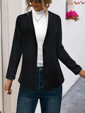 Open Front Long Sleeve Cardigan - Trendsi - Flyclothing LLC