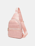 Quilted Adjustable Strap Puffy Sling Bag - Trendsi - Flyclothing LLC