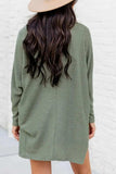 Waffle-Knit Open Front Long Sleeve Cover Up - Trendsi - Flyclothing LLC