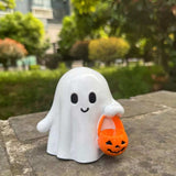 Halloween Ghost Ornament with Pumpkin Basket - Trendsi - Flyclothing LLC
