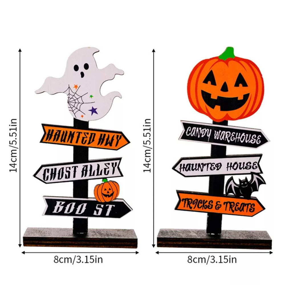 Halloween Wooden Signpost Ornaments - Trendsi - Flyclothing LLC