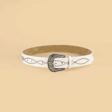 PU Leather Rhinestone Belt - Trendsi - Flyclothing LLC