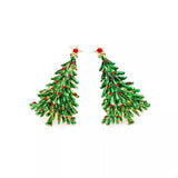Christmas Tree Drop Earrings - Trendsi - Flyclothing LLC