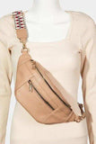 Fame PU Leather Crossbody Bag with Removable Strap - Trendsi - Flyclothing LLC